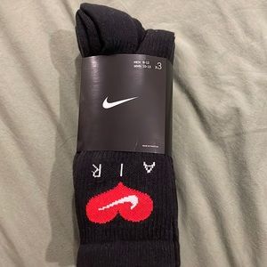 **RARE** Drake Certified Lover Boy Nike Black Socks size Large